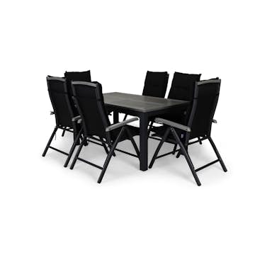 Matgrupp Utomhus Comfort Garden Monaco 152-210 Lyx 6 inkl. Dynor