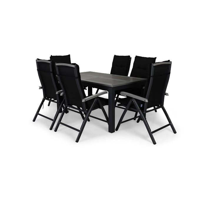 Matgrupp Utomhus Comfort Garden Monaco 152-210 Lyx 6 inkl. Dynor