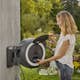 Väggslangbox Gardena Batteridriven PowerRoll XL 35 m inkl. Batteri & Laddare