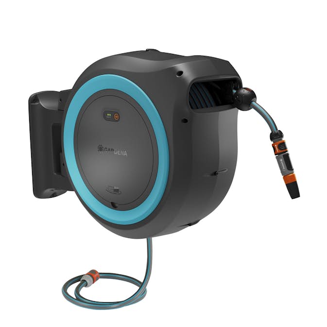 Slangbox Gardena Batteridriven PowerRoll XXL 40 m Med Batteri & Laddare