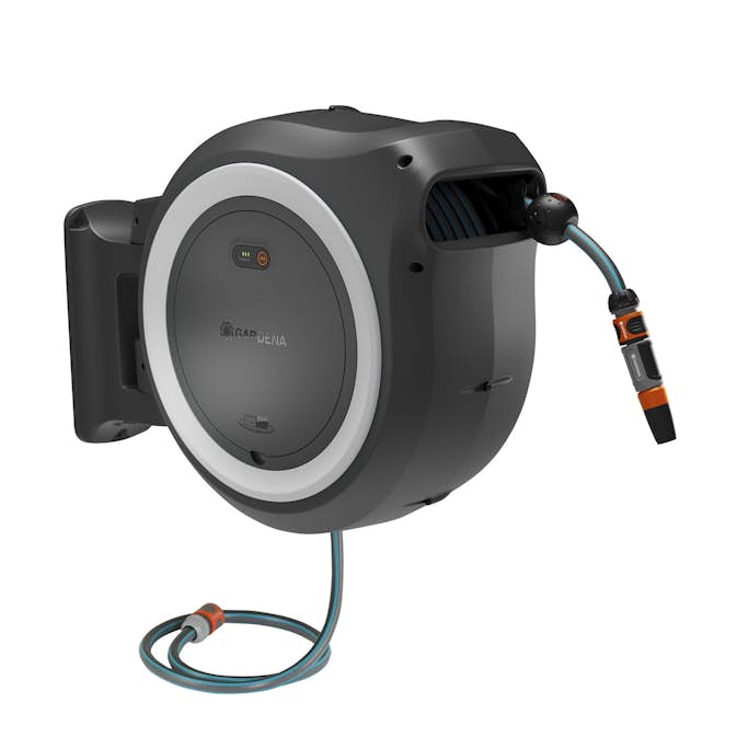 Slangbox Gardena Batteridriven PowerRoll XXL 40 m Med Batteri & Laddare