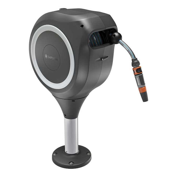 Slangbox Gardena Altan RollUp M 20 m Vit