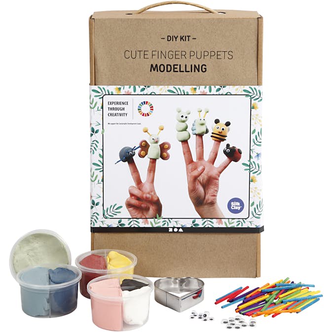 Materialset Creativ Company Söta Fingerdockor 1 Set
