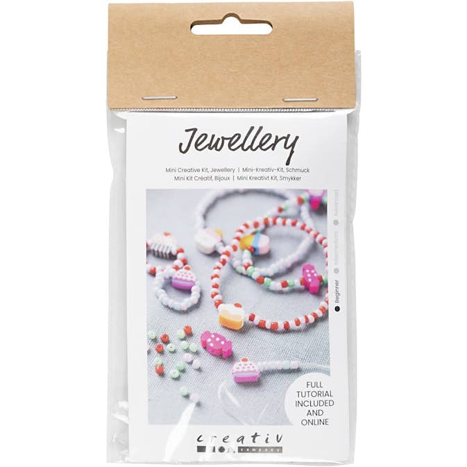 Smycken Creativ Company Mini DIY Kit Elastiskt Armband och Ring