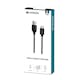 USB-A Champion till Micro-USB Kabel 1m Svart