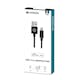 USB-A Champion till Lightning Kabel 2m Svart