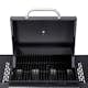 Gasolgrill Dose Barbeque Svart Med 3 Brännare