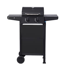 Gasolgrill Dose Barbeque Svart Med 2 Brännare