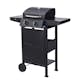 Gasolgrill Dose Barbeque Svart Med 2 Brännare
