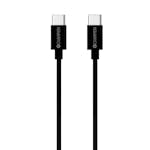 USB-C Champion Kabel 60W 2m Svart