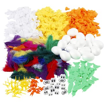 Materialset Creativ Company Kycklingar 6 cm 1 Set