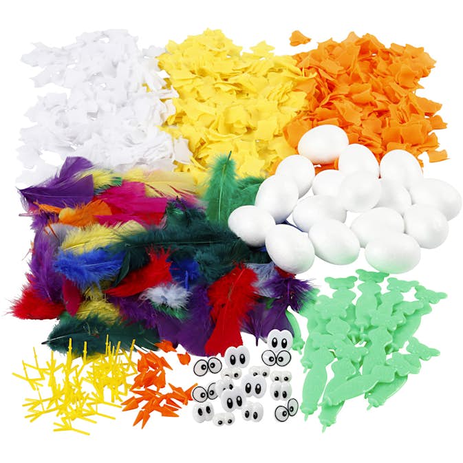Materialset Creativ Company Kycklingar 6 cm 1 Set