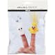 Materialset Creativ Company Mini Kreativt Set Fingerdockor Kanin/Kyckling 1 Set