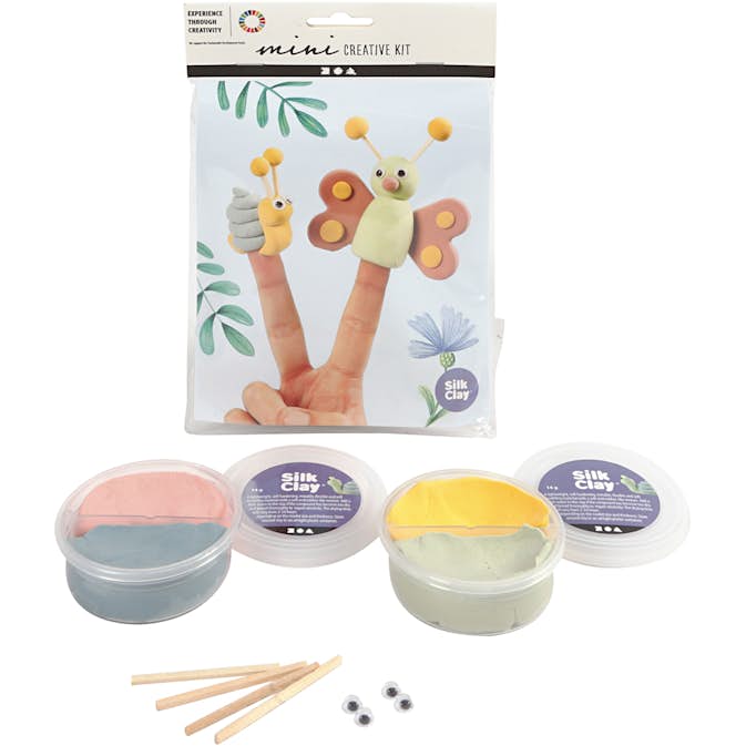 Materialset Creativ Company Mini Kreativt Set Fingerdockor 1 Set