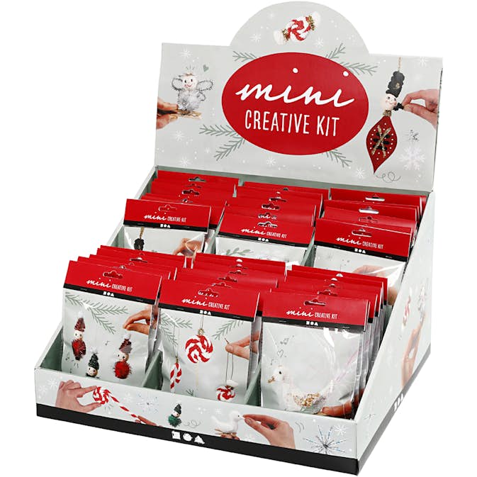 Materialset Creativ Company Bordsdisplay med Kreativa Minikits 42 Enhet/1 Förp
