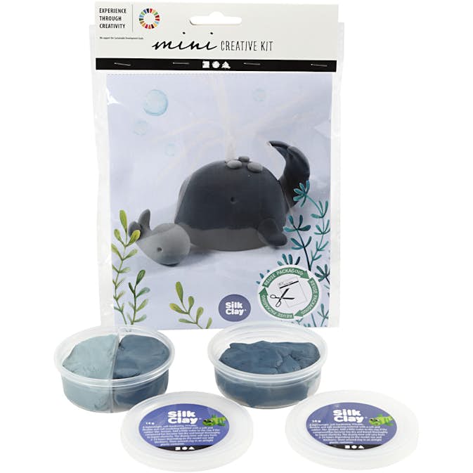 Materialset Creativ Company Kreativt Minikit Val och Kalv/Unge 1 Set