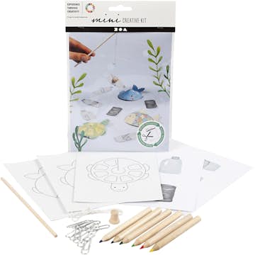 Materialset Creativ Company Kreativt Minikit Fiskespel 1 Set