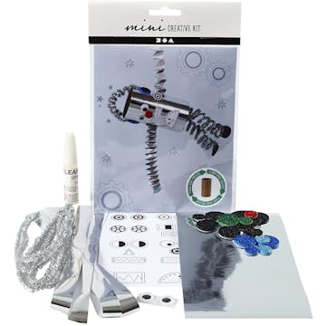 Materialset Creativ Company Kreativt Minikit Toalettrulle Robot 1 Set