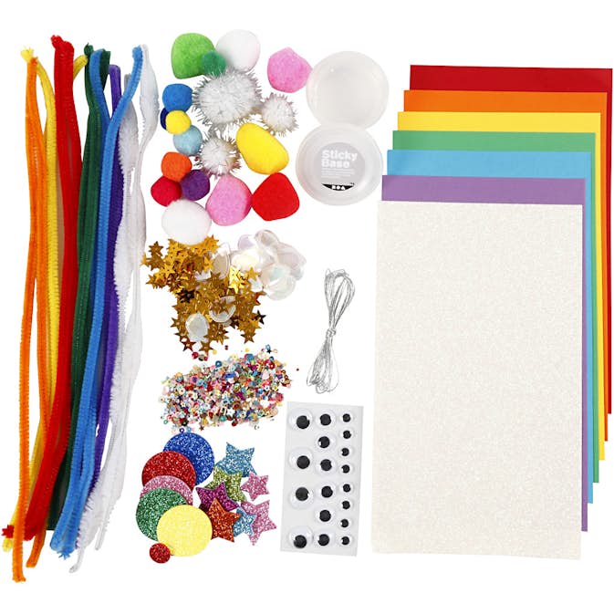 Materialset Creativ Company Kreativ Mix Regnbåge 1 Förp