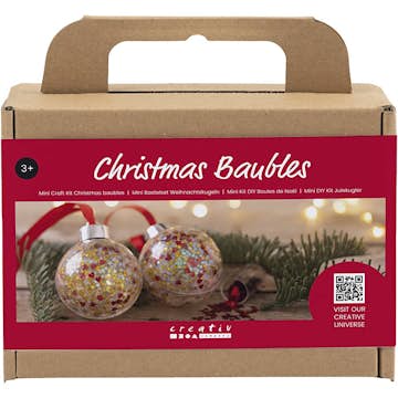 Julgranskulor Creativ Company Mini DIY Kit Paljetter