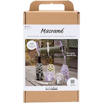 DIY-kit Creativ Company Makramé Glasdekoration
