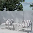 Loungeset Venture Home Messina 2st Fåtöljer med 1 Sidbord