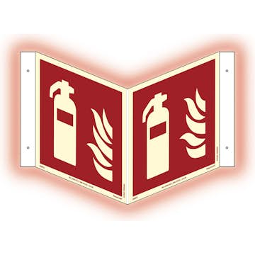 Skylt Systemtext Brandsläckare Plogskylt Supernova+