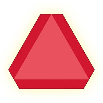 Skylt Systemtext Långsamtgående Fordon Aluminium