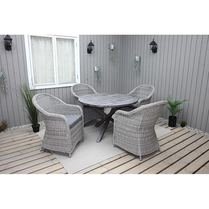 Matgrupp Baltic Garden Scottsdale Ø112 Mercury 4