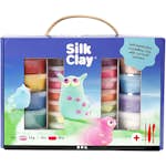 Materialset Creativ Company Silk Clay Presentask Mixade Färger 1 Set