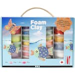 Materialset Creativ Company Foam Clay Presentask Mixade Färger 1 Set