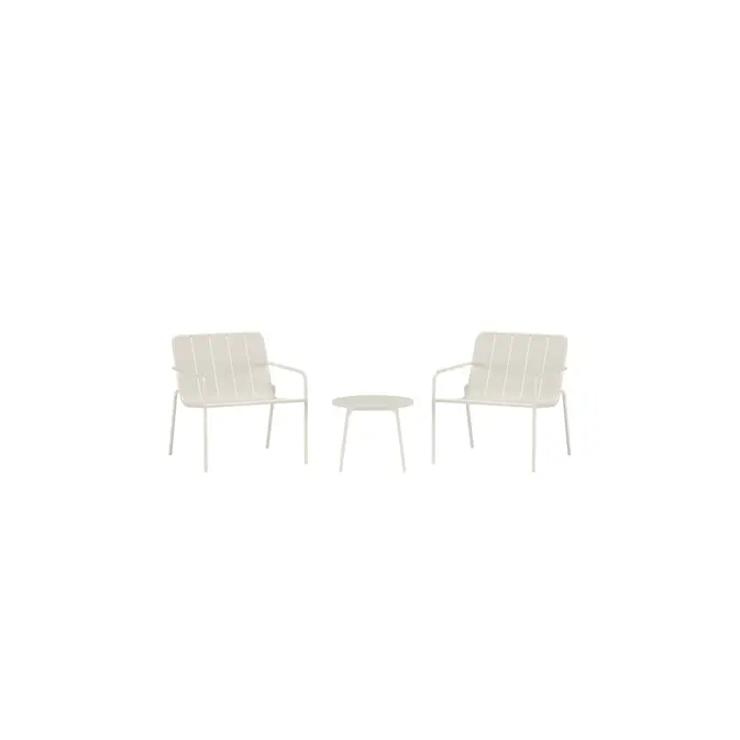 Loungeset Venture Home Minos 2st Fåtöljer med 1st Sidobord