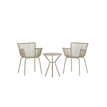 Caféset Venture Home Sifnos 2st Fåtöljer med Sidobord