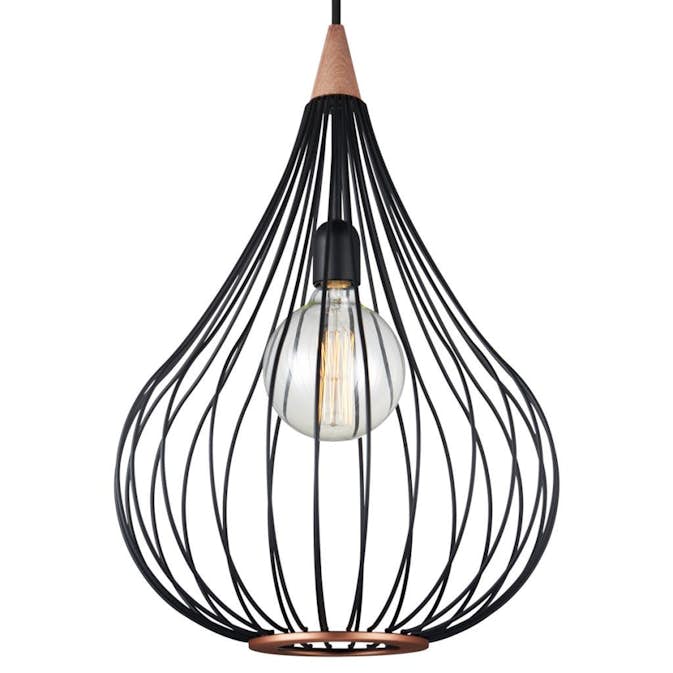 Taklampa Halo Design Drops Svart