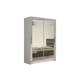Garderob Concept 55 Miami 120x58x200 cm Vit/Beige