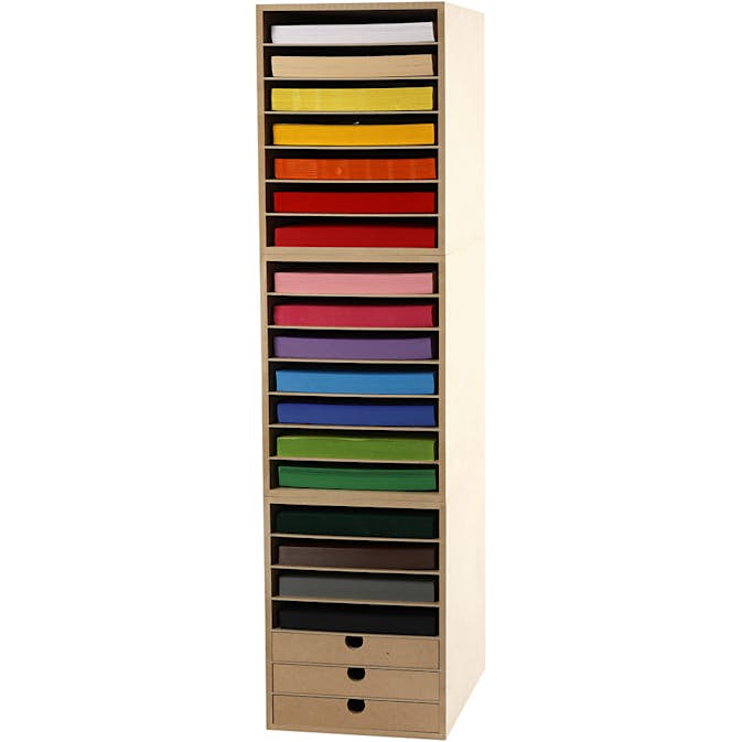 Materialset Creativ Company Kartong med Reol Mixade Färger A4 1 Set