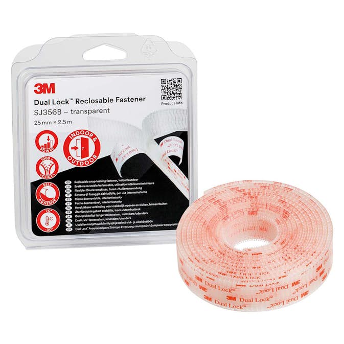 Kardborreband 3M Stark TR 25 mm x 2,5m