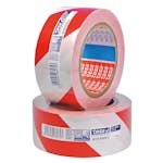 Varningstejp Tesa 50 mm 33 m Röd/Vit