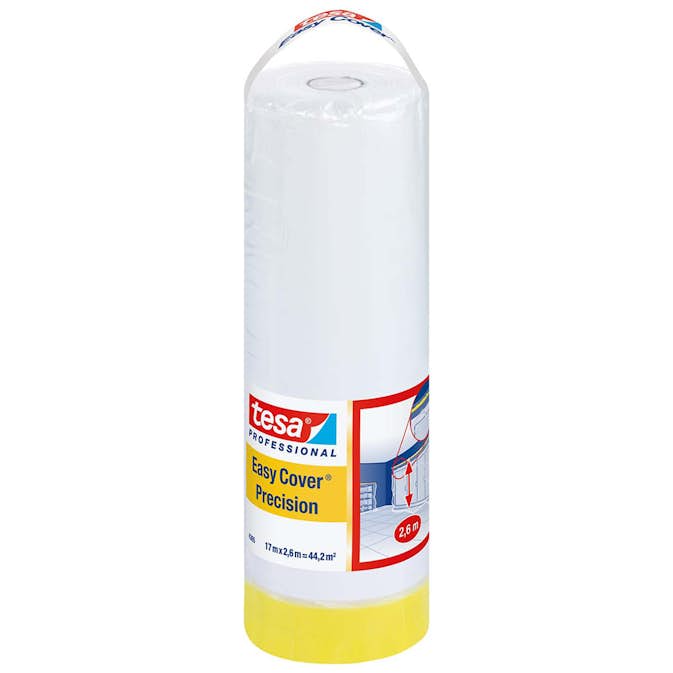 Målartillbehör Tesa Easy Cover Precision Maskeringsfolie & Tejp, 2600mm x 17m