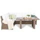 Loungegrupp Comfort Garden James Sand/Glas Utomhus