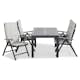 Matgrupp Comfort Garden Monaco 152-210 med 4 Positionsstolar och Dynor