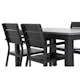 Matgrupp Comfort Garden Monaco 152-210 med 4 Stapelstolar Tunis
