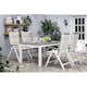 Matgrupp Comfort Garden Monaco 152-210 med 6 Positionsstolar