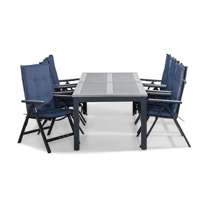Matgrupp Comfort Garden Monaco 220-280 med 6 Monaco Light Stolar