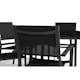 Matgrupp Comfort Garden Tunis Rund 140 med 6 Stapelstolar