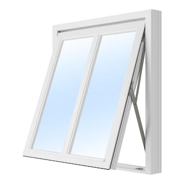 Vridfönster Effektfönster Trä 2-glas med Bågpost
