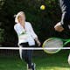 Utomhusspel Sunsport Outdoor Mini Tennis med Nät & Rack