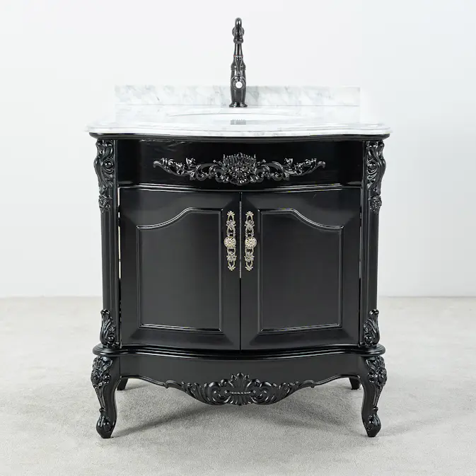 Tvättställsskåp Vesani Ottawa Vit Marmor