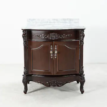 Tvättställsskåp Vesani Ottawa Vit Marmor