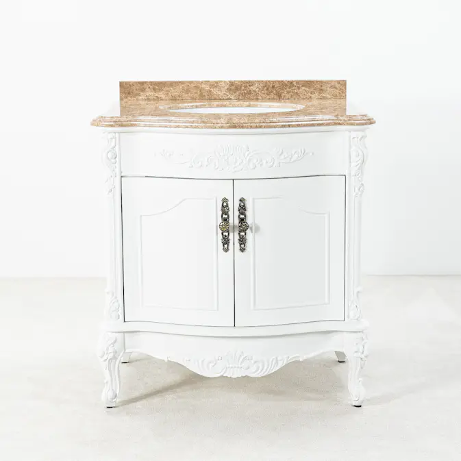 Tvättställsskåp Vesani Ottawa Beige Marmor